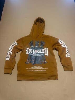 RGSTR Loyalty Doberman Graphic Hoodie Brown
